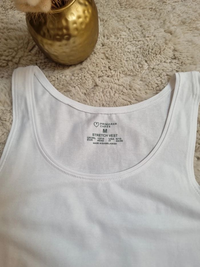 Débardeur blanc Primark 40/42 Neuf - photo numéro 3