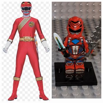 Minifigure / Figurine 🗡 Power Rangers 🗡 Ranger Rouge