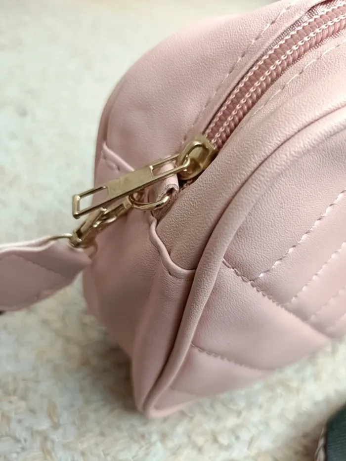 Sac à main rose poudré neuf - photo numéro 4