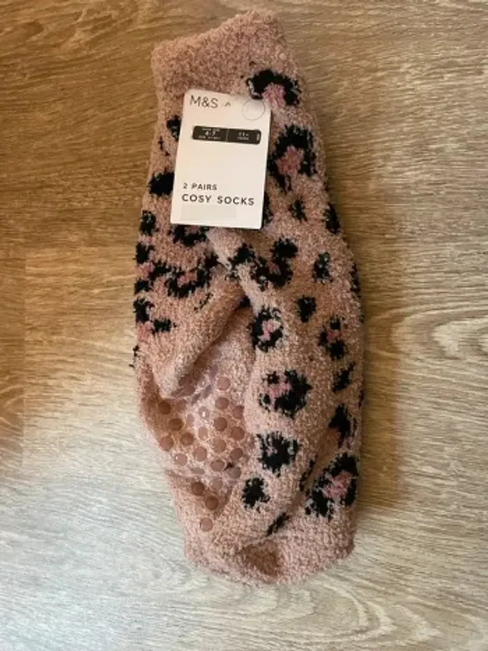 Lot de 2 chaussettes d'hiver antidérapantes et - photo numéro 5