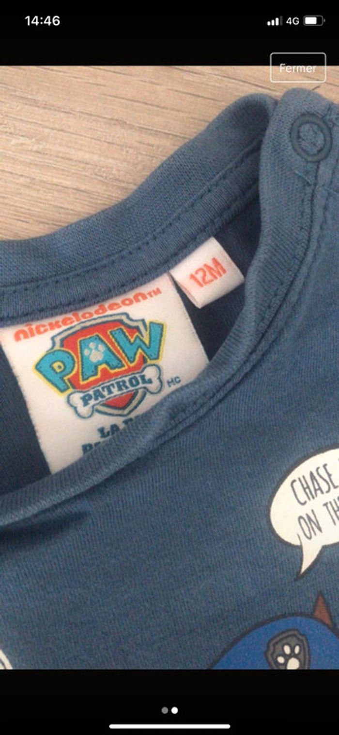 Tee shirt manches longues 12 mois - photo numéro 2