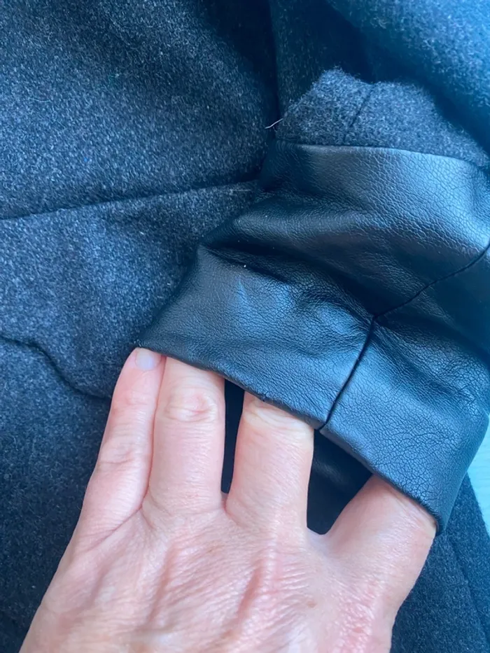 Manteau duffle-coat gris anthracite fille marese 4 ans - photo numéro 7