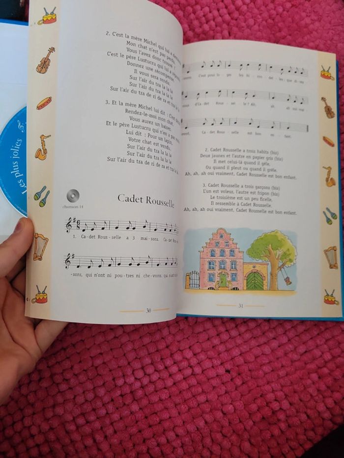 Livre xhanson et ronde avec partition parole et geste - photo numéro 8