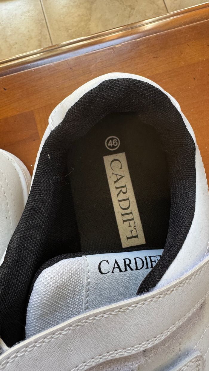 Basket Blanches CardiFF taille 46 - photo numéro 3