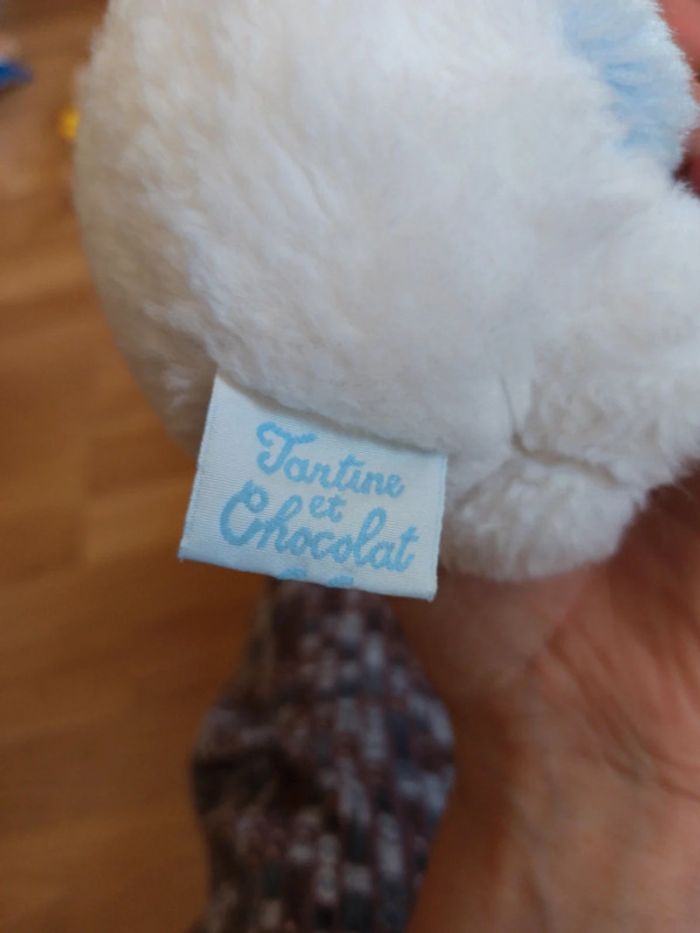 Hérisson peluche tartine et chocolat tbe - photo numéro 3