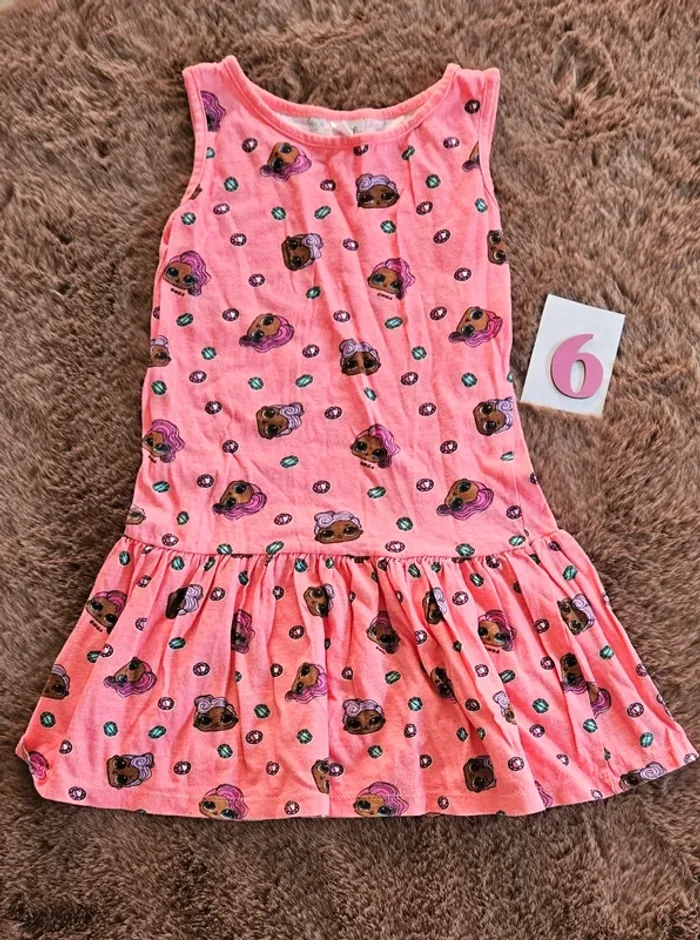 Robe poupée LOL 6 ans été