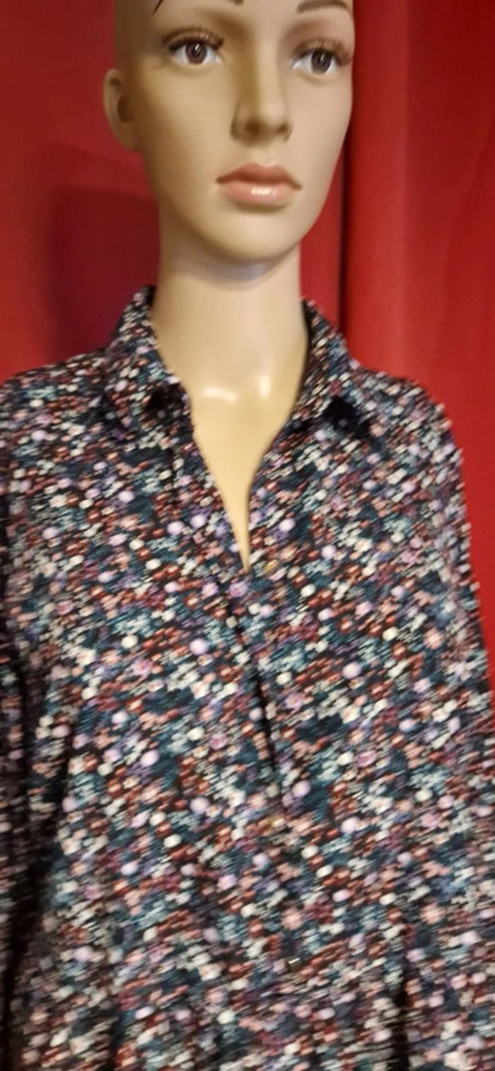 Robe petite fleur NafNaf taille 38 - photo numéro 2