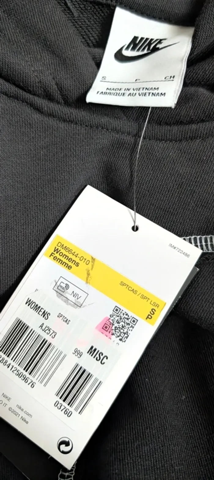 Sweat à capuche Nike Fleece Neuf avec étiquette - photo numéro 3