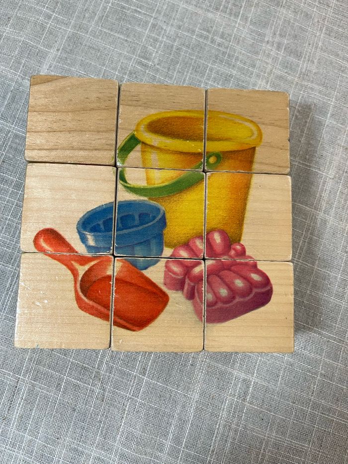 Cubes en bois vintage - photo numéro 6