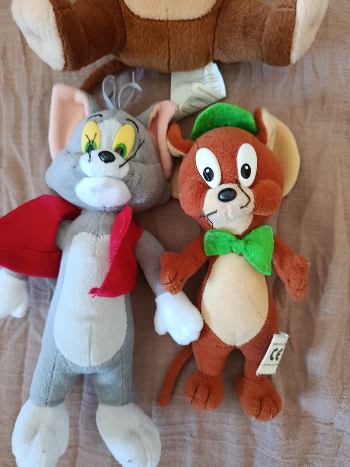 Lot de 3 peluches tom et Jerry - photo numéro 2