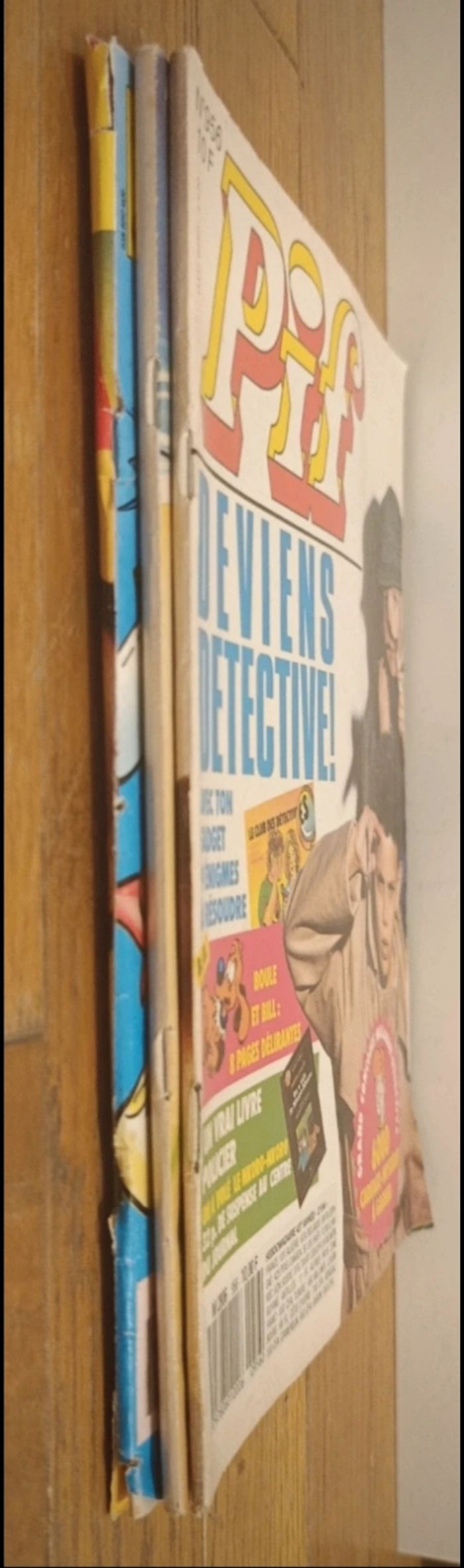 Lot de 3 anciens Pif avec les livrets policier 1987 Vintage - photo numéro 10