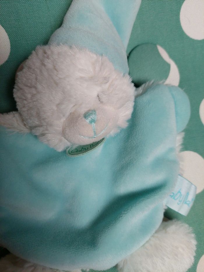Baby nat' - doudou ourson bleu - photo numéro 2