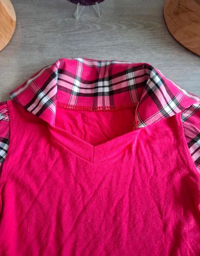 Robe fuschia écolière 2 ans - photo numéro 3