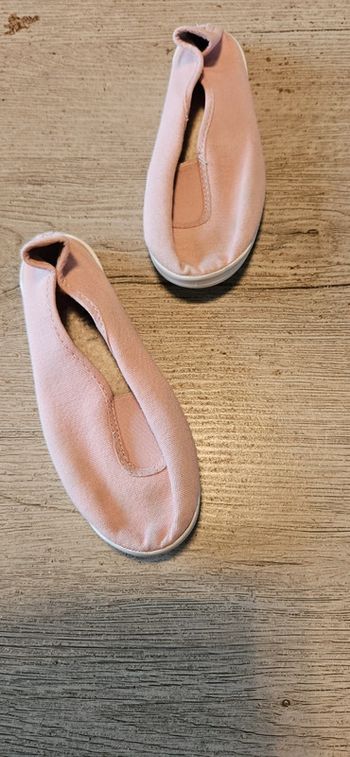 Sandales de gym rose clair, pour fille, Domyos, pointure 29