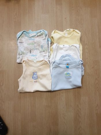 lot de 5 body manches courtes