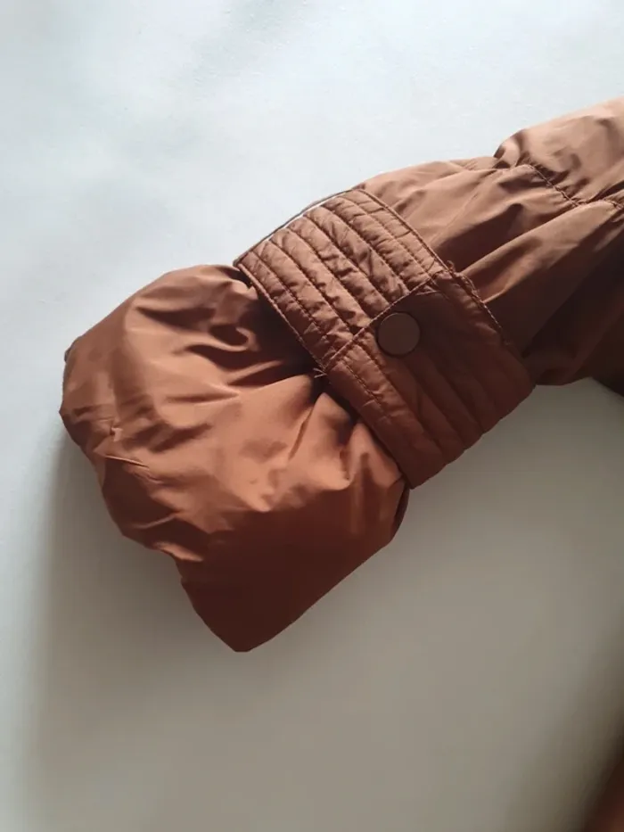 Doudoune femme marron / camel Kiabi taille M - photo numéro 2