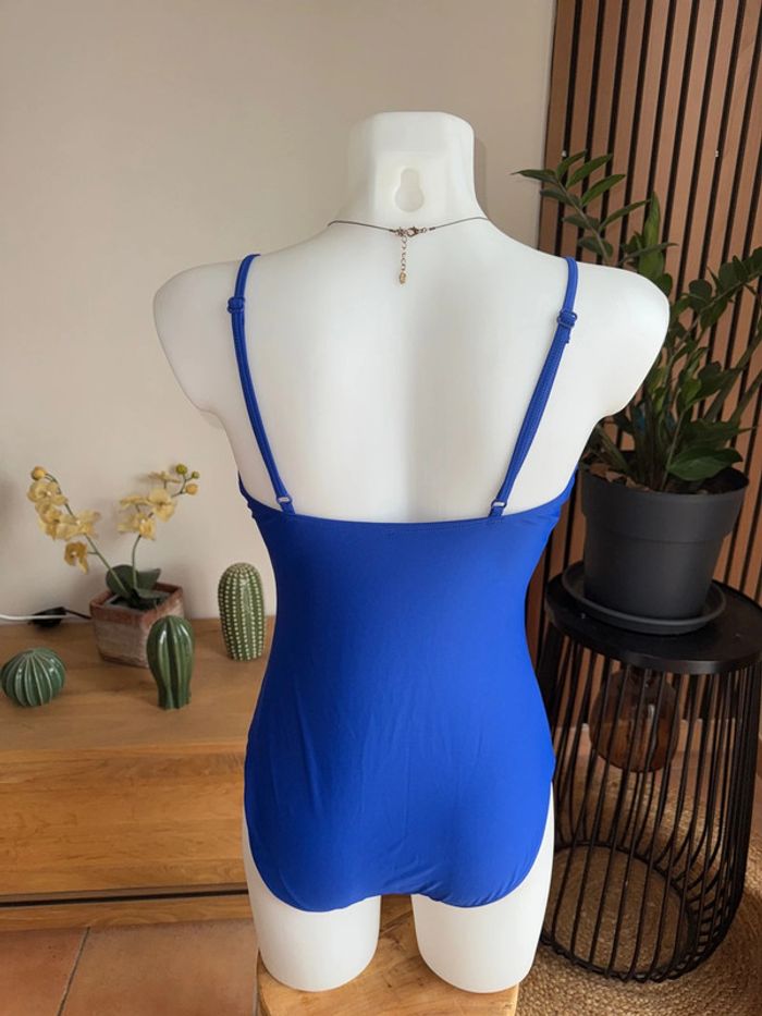 Maillot de bain bleu 1 pièce - photo numéro 4