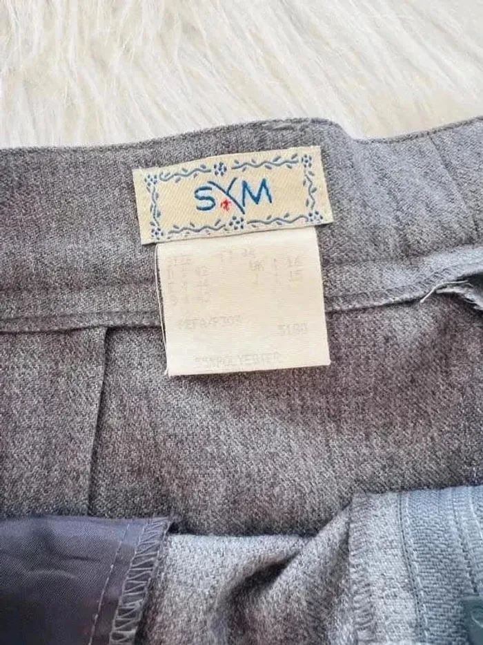 Pantalon vintage femme gris 40/L - photo numéro 4