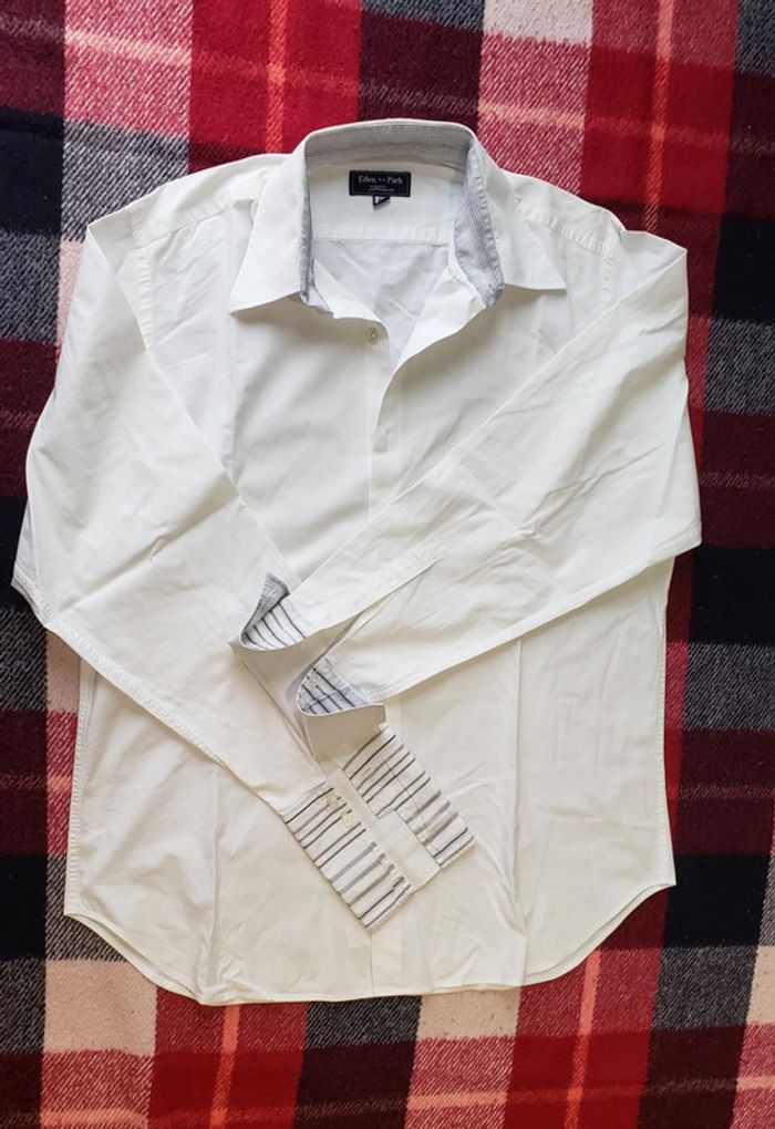 Chemise Eden Park blanche Taille 42/17 - photo numéro 4