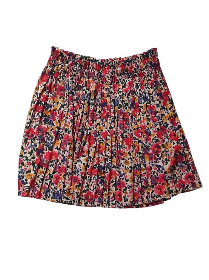 Jupe courte plissé taille unique
