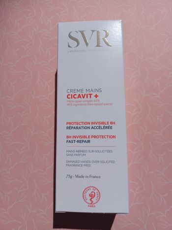 SVR cicavit creme mains