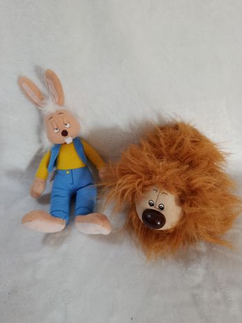 Vend , lot de 2 peluches vintage, " Pollux et Flappy" !