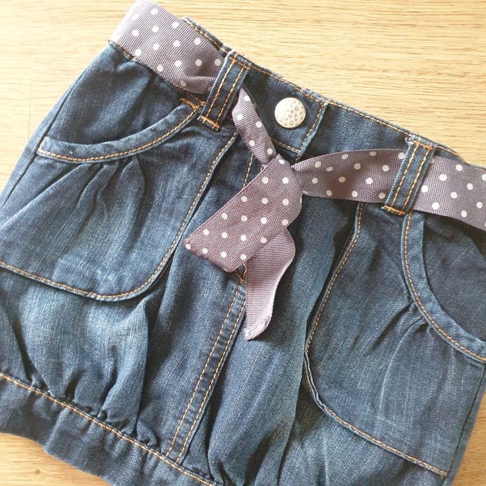 🩷 Jupe en jeans avec ceinture 24 mois Kiabi #emyfleury_24moisfille - photo numéro 2
