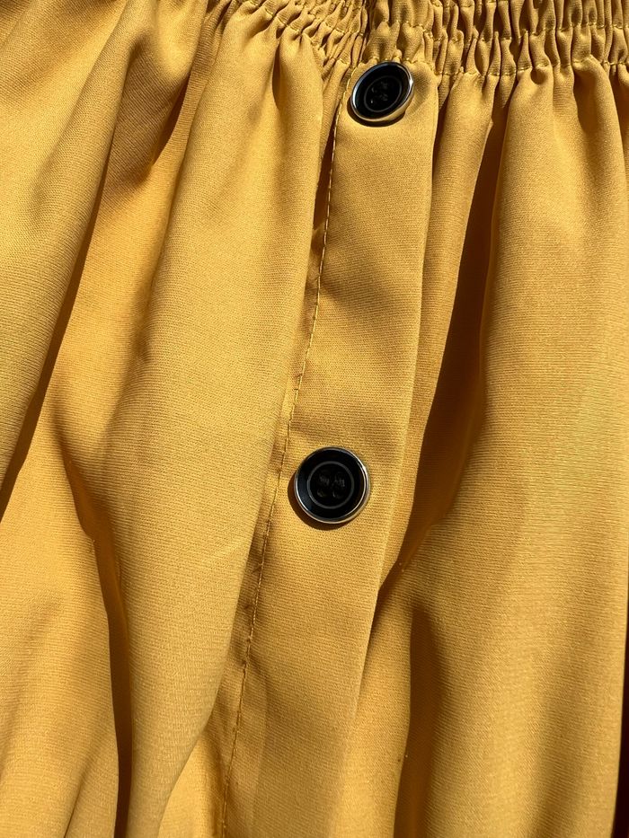 Top jaune à fronces taille 7 ans Shein - photo numéro 4