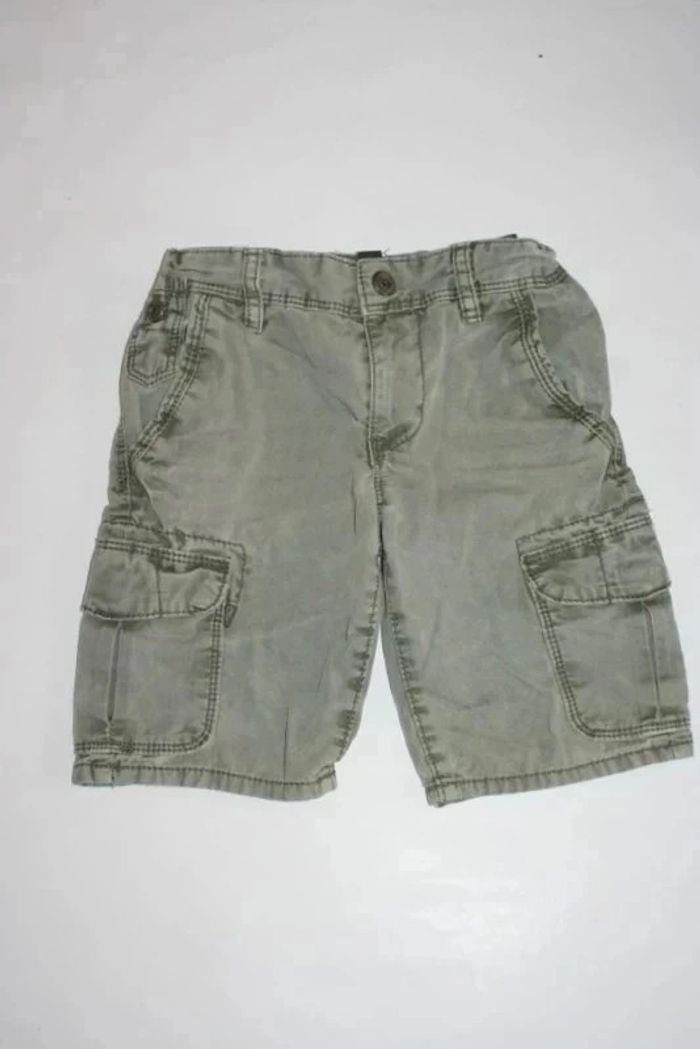 Bermuda kaki délavé Okaidi 4 ans