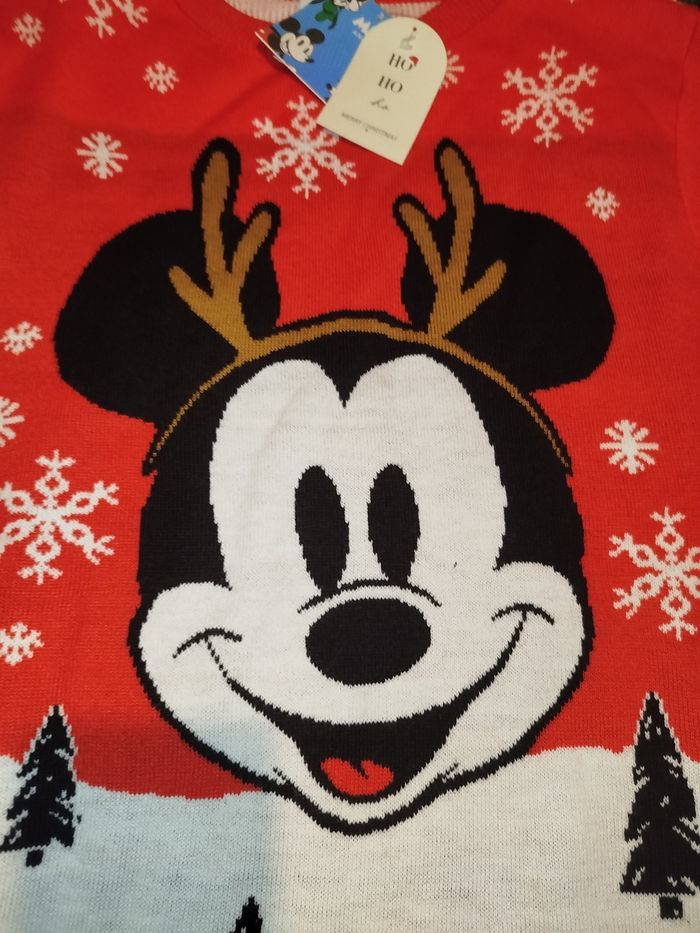 🎅 Pull de Noël Mickey – Taille S – Neuf avec étiquette ! 🐭🎄 - photo numéro 2