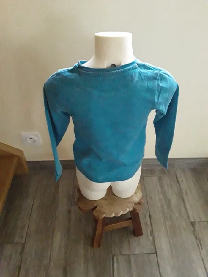 Tee-shirt manches longues 3 ans (98 cm) - photo numéro 3