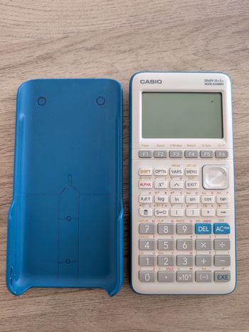 Calculatrice Casio graph 35+E II mode examen 
