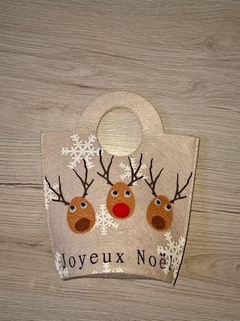 Petit sac feutrine noël 