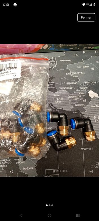 10 connecteurs pneumatiques 