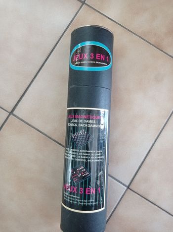 Jeux de dames, échecs & backgammon 3 en 1