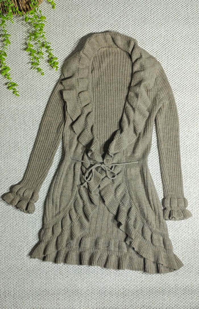 Magnifique cardigan vintage beige taille S - mohair 💫 - photo numéro 2