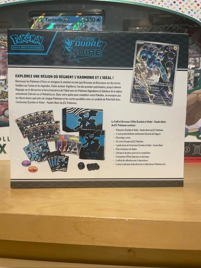 Pokémon ETB EV 10.5 Foudre Noire FR Scellé - photo numéro 2