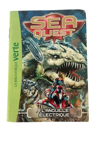 Livre Bibliothèque verte Sea Quest L’anguille électrique N•2 Hachette