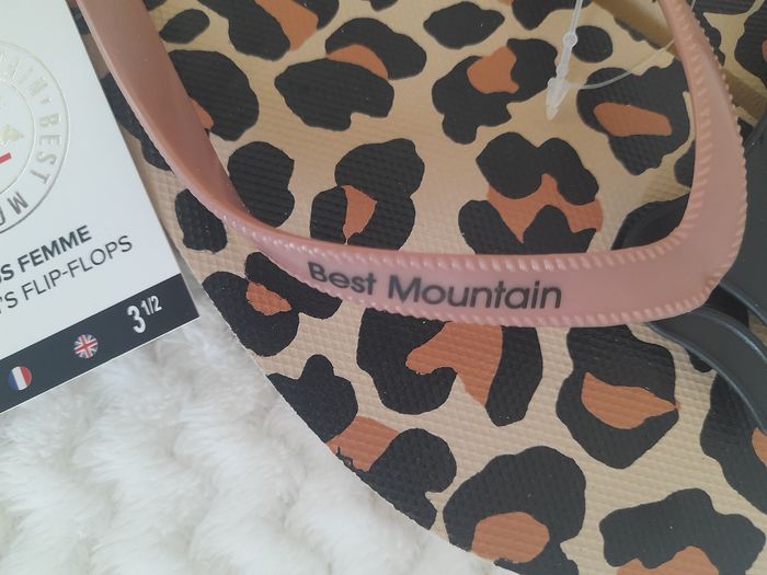 Tongs Best Mountain avec motif léopard taille 36