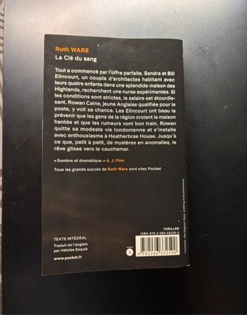 Livre la clé du sang