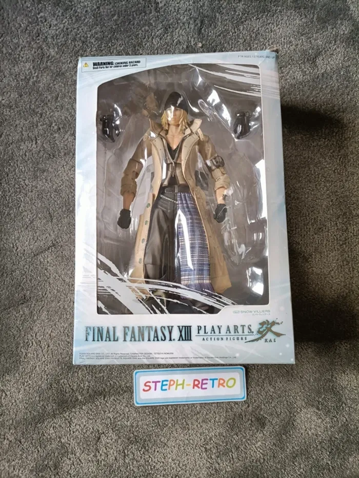 Final fantasy play arts snow Villiers