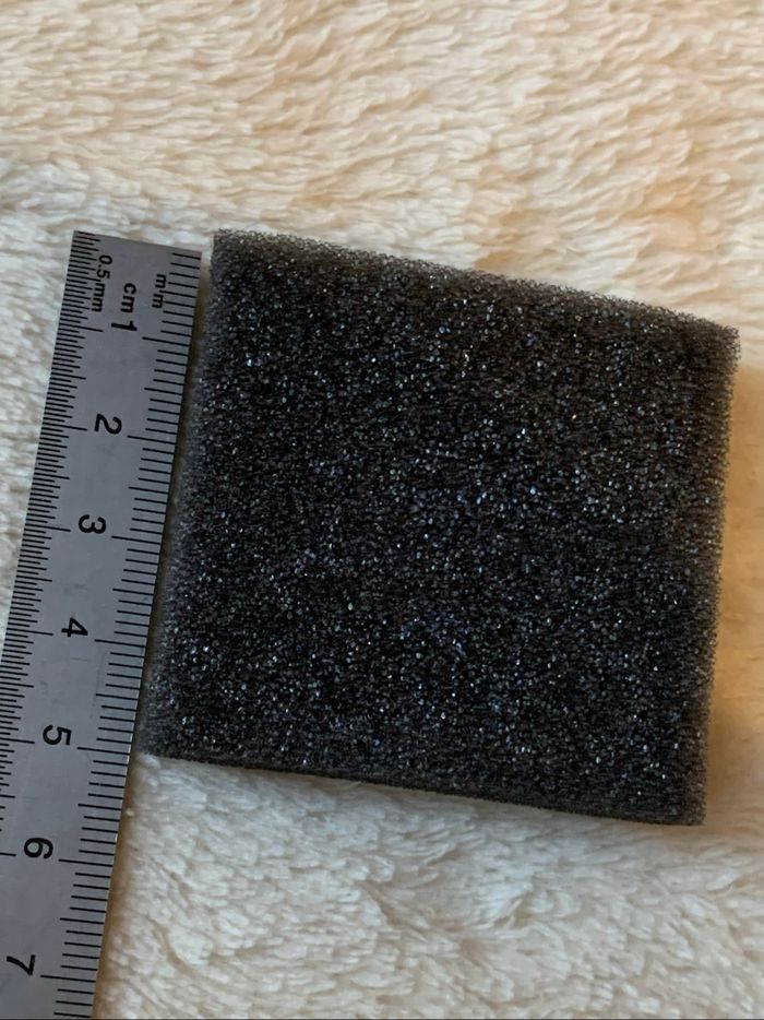 Lot 10 petites mousses carrés pour peinture - photo numéro 3