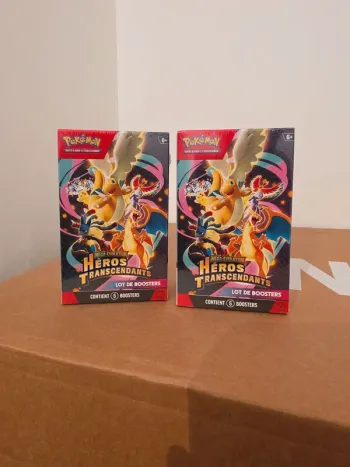 Lot de 2 bundles Pokemon ME 2.5 Heros Transcendants