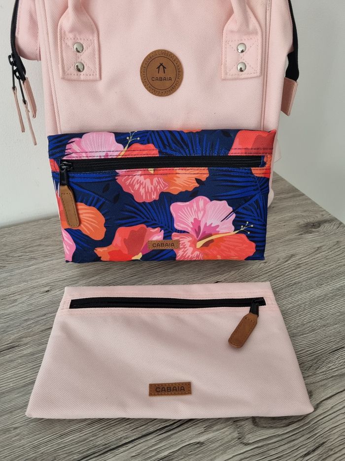 Sac à dos Cabaïa rose Hanoï - photo numéro 3