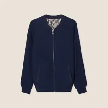  Gilet réversible esprit bomber bleu femme - taille XL - Bréal