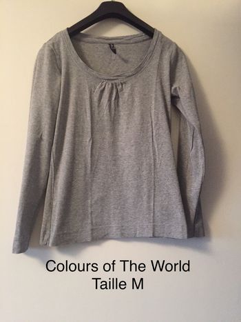 Pull gris Colours of The World Taille M