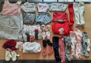 Lot vêtements fille,3-6 mois, 37 pièces, descriptif complet photo n  4