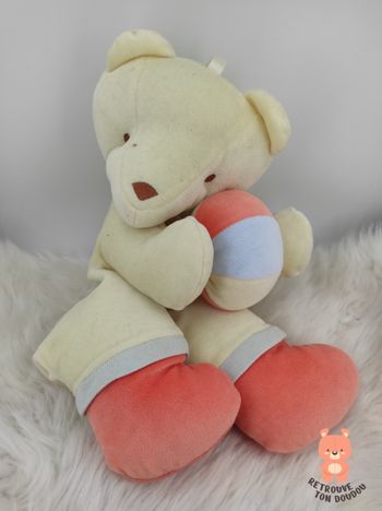 Doudou Range Pyjama Ours Sucre d'Orge