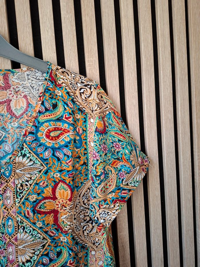 Haut fluide multicolore T38 - photo numéro 4