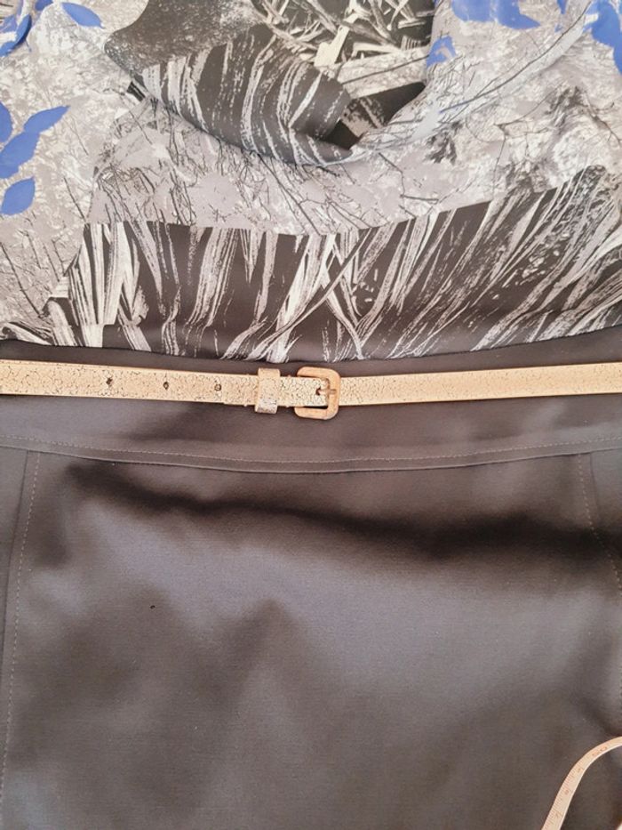 Jolie Robe D'Auvry fr 50 be 48 avec ceinture - photo numéro 15